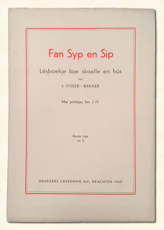 Derde Leesboekje Fan Syp en Sip 1949