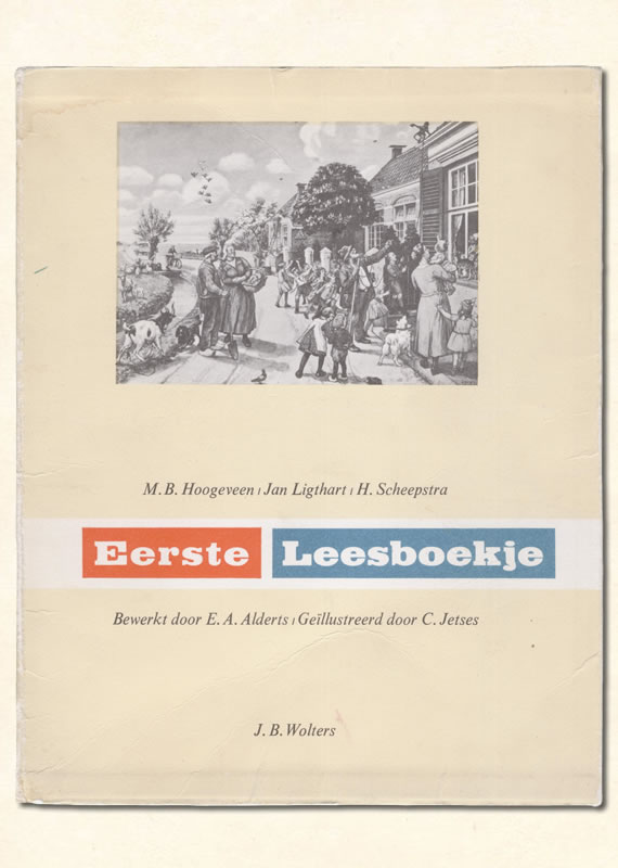 Eerste Leesboekje van  M B. Hoogeveen uitgeverij Wolters 1961-1966