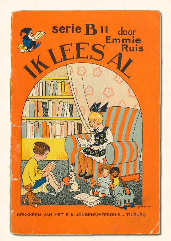 Achtste Leesboekje Emmie Ruis Ik lees Al 1934
