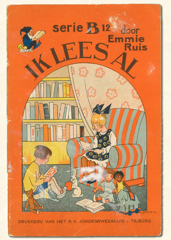 Tiende Leesboekje Emmie Ruis Ik lees Al 1934