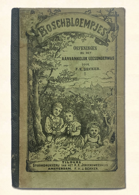 Tweede Leesboekje Becker Boschbloempjes 1905