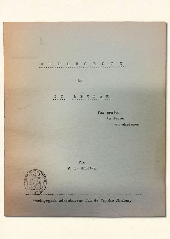 Wurkboekje Zylstra 1949