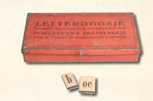 letterdoosje Hoogeveen Nederlands Indie 1918
