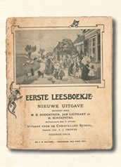 Eerste leesboekje M.B. Hoogeveen  1917-1930. Aap Noot Mies