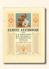Eerste leesboekje  M.B. Hoogeveen Jan Boer 1950-1957. Aap Noot Mies 