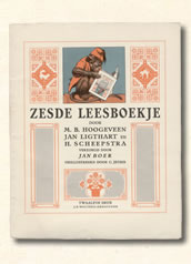 Zesde leesboekje  M.B. Hoogeveen 1958-1960. Aap Noot Mies