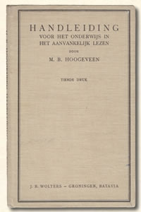 Handleiding M.B. Hoogeveen  1932. Aap Noot Mies