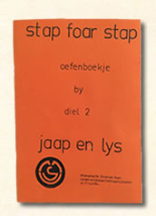 Fries oefenboekje diel 2 omstreeks 1970. leesmethode 'stap foar stap". Jaap en Lys