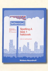 Boekje Spelling A Blok 1 Hakboek  Kooreman letterstad 1976
