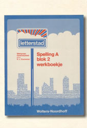 werkboekje spelling A blok 2 Kooreman letterstad 1976