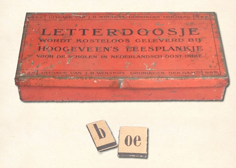 Letterdoosje Hoogeveen Nederlands-Indie 1920