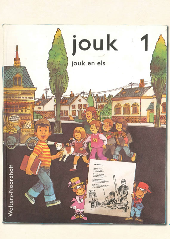 Eerste Leesboekje Jouk Kooreman letterstad jouk en els 1976