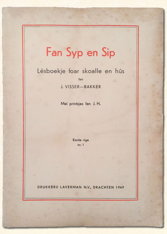 Eerste Leesboekje Fan Syp en Sip 1949