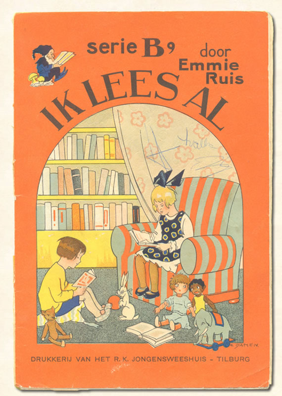 Negende Leesboekje Emmie Ruis Ik lees Al 1934