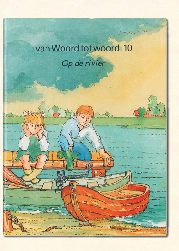 Tiende Leesboekje van Woord tot woord Op de rivier 1986