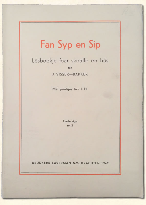 Tweede Leesboekje Fan Syp en Sip 1949