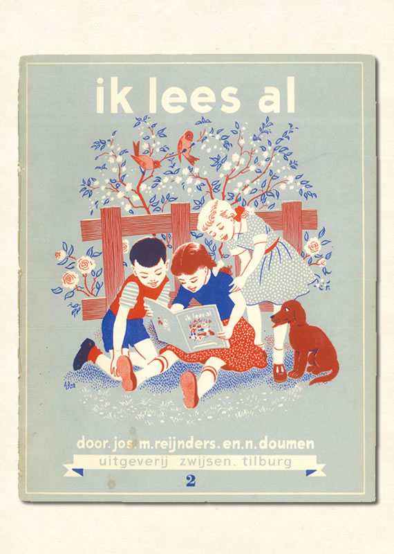 Tweede Leesboekje Reynders en Doumen Zwijsen Ik lees Al 1959
