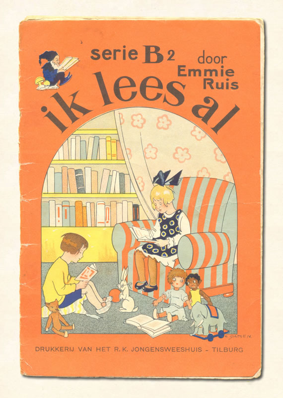 Tweede Leesboekje Emmie Ruis Ik lees Al 1934