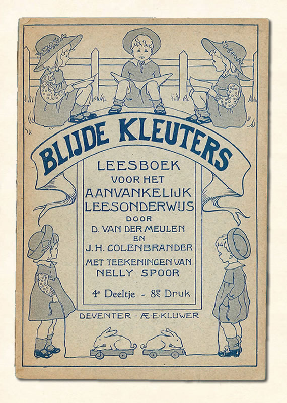 Vierde Leesboekje Colenbrander Blijde kleuters 1902