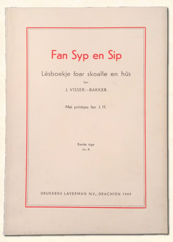 Vierde Leesboekje Fan Syp en Sip 1949