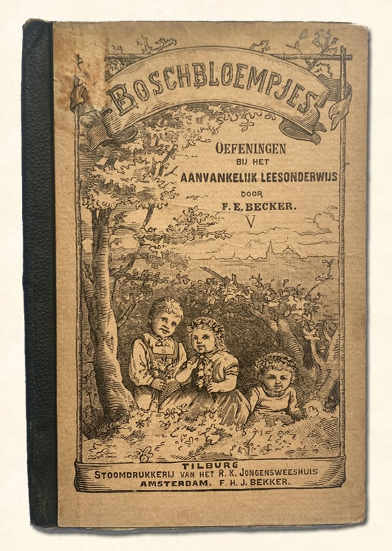 Vijfde Leesboekje Becker Boschbloempjes 1905