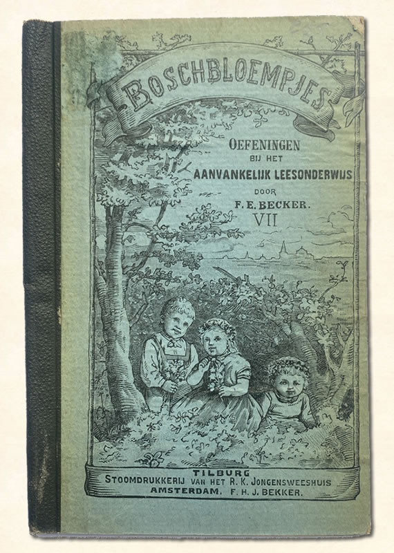 Zevende Leesboekje Becker Boschbloempjes 1905