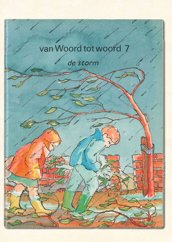 Zevende Leesboekje van Woord tot woord de storm 1986