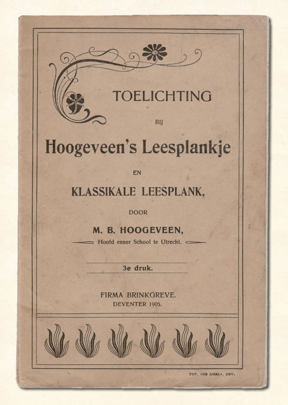 Toelichting Hoogeveen 1905