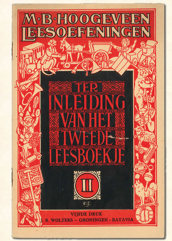 Tweede boekje Leesoefeningen M.B. Hoogeveen 1948
