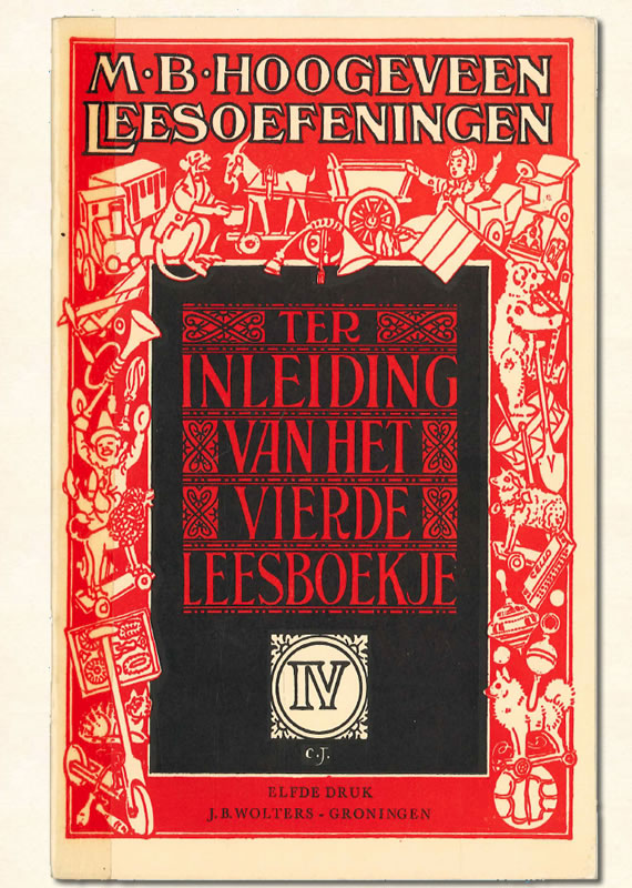 Vierde boekje Leesoefeningen M.B. Hoogeveen 1961