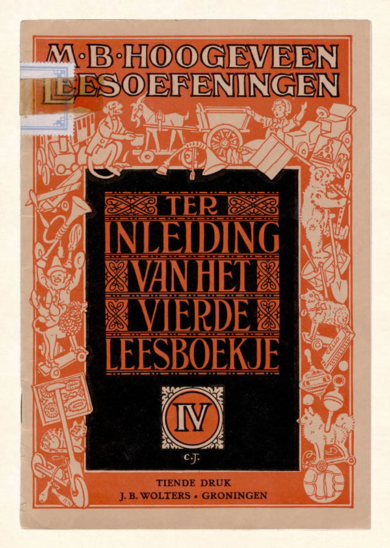 Vierde boekje Leesoefeningen M.B. Hoogeveen 1958
