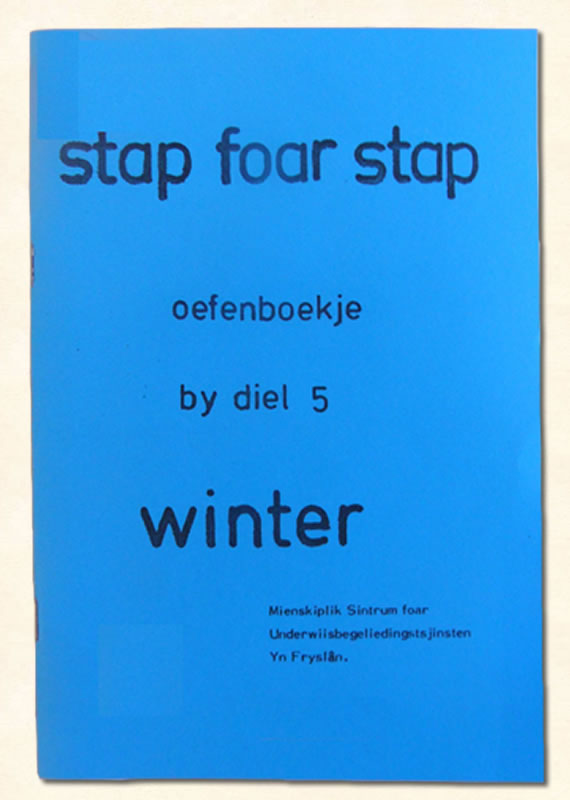 Vijfde oefenboekje Stap Foar Stap winter 1970