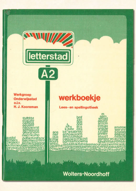 werkboekje A2 Kooreman letterstad 1976